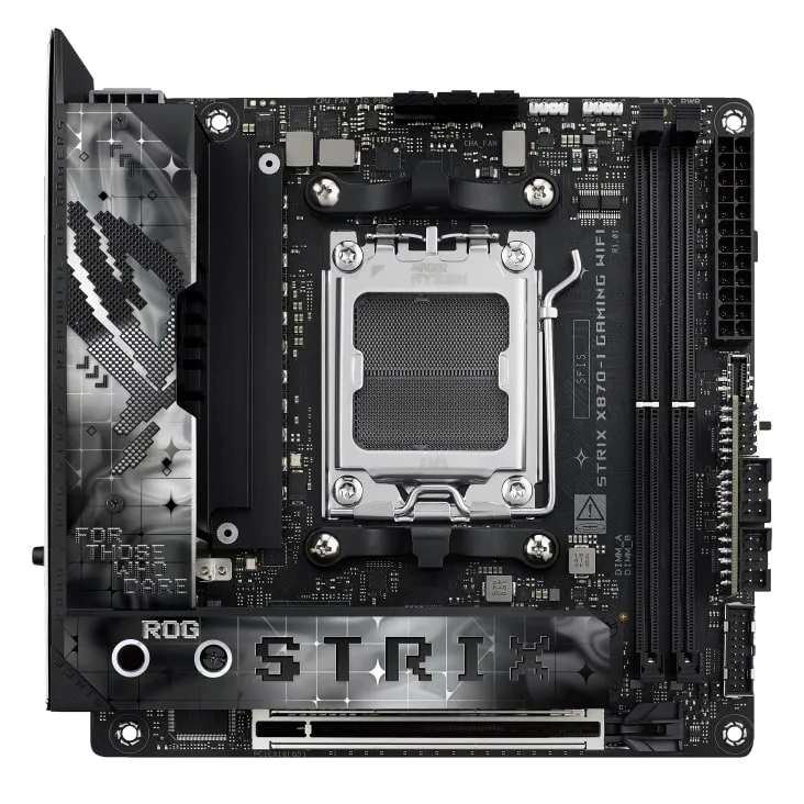 Материнская плата ASUS ROG STRIX X870-I GAMING WIFI sAM5 X870 2xDDR5 M.2 HDMI Wi-Fi BT mITX