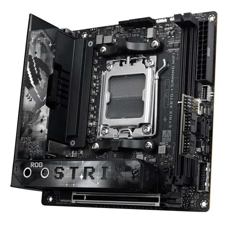 Материнская плата ASUS ROG STRIX X870-I GAMING WIFI sAM5 X870 2xDDR5 M.2 HDMI Wi-Fi BT mITX