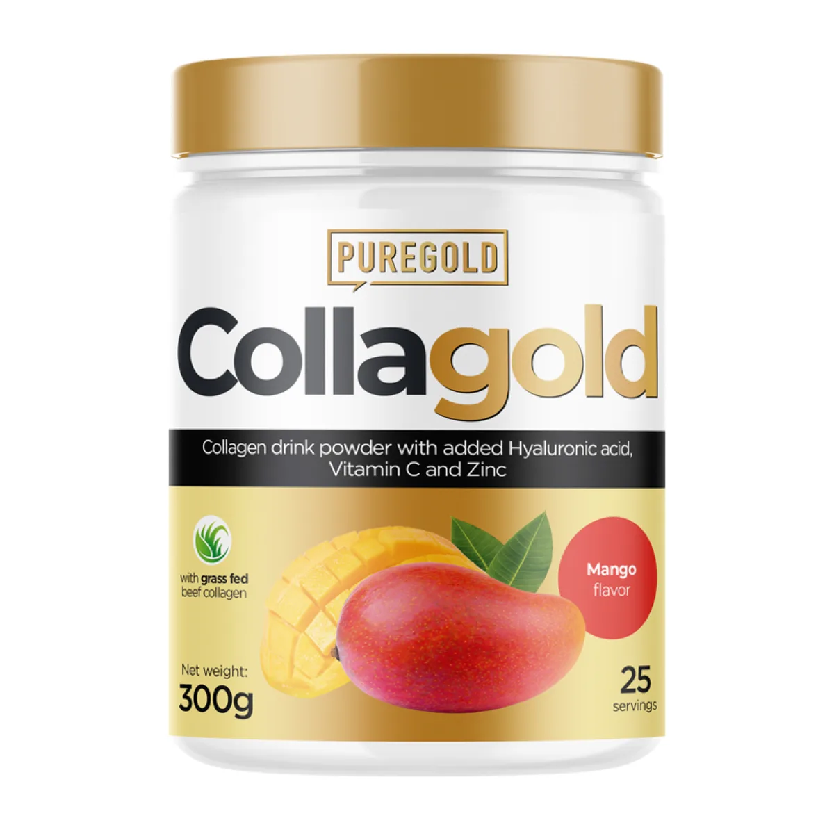 Чисте золото CollaGold Порошок колагену 300 г Манго