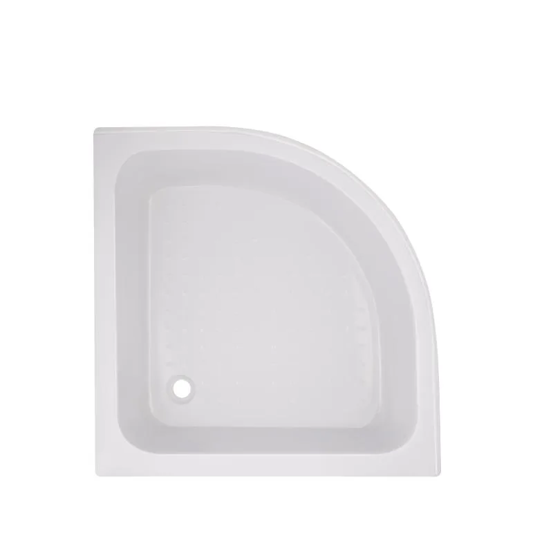 Душова кабіна полукругла Latwa SC90x90 Frost 4 мм акриловий піддон 90x90 см сатин
