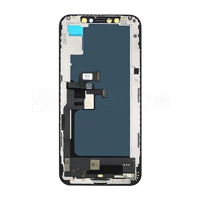 Дисплей LCD высокого качества IPS 5,8 дюйма черный для iPhone Xs с сенсорным экраном.