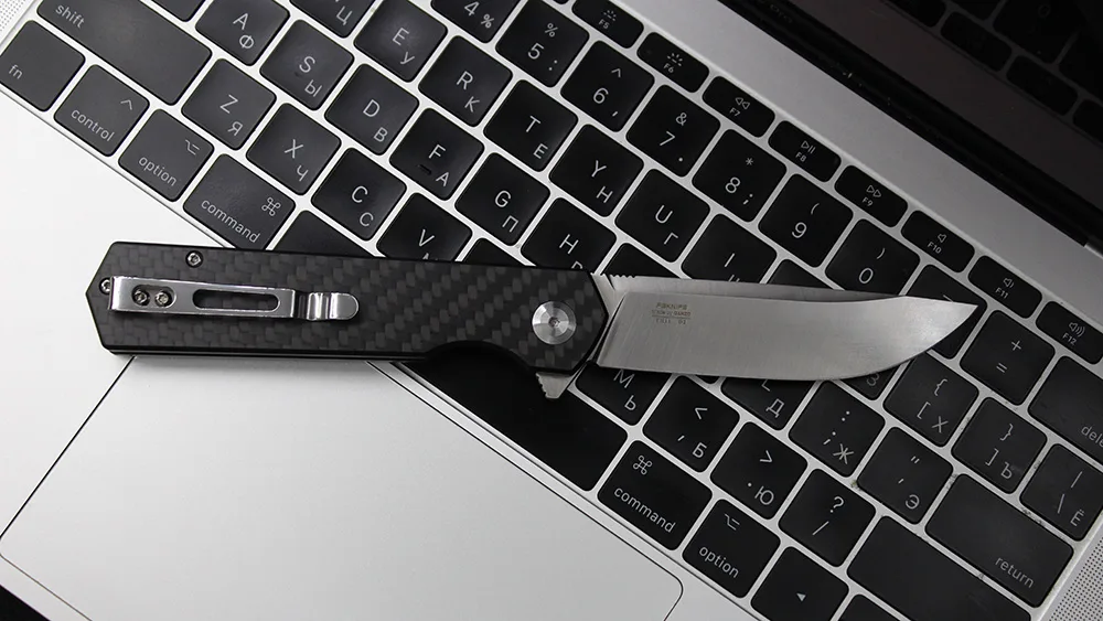 Складаний ніж Firebird D2 87 мм чорний G-10 Carbon Fiber