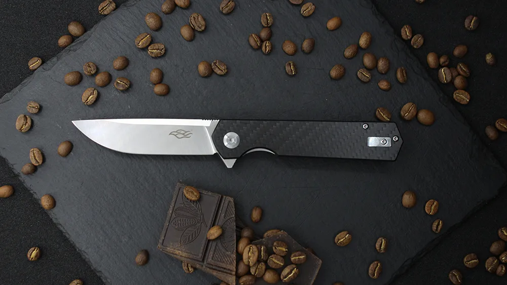 Складаний ніж Firebird D2 87 мм чорний G-10 Carbon Fiber