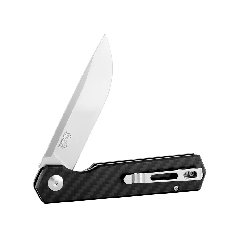 Складаний ніж Firebird D2 87 мм чорний G-10 Carbon Fiber