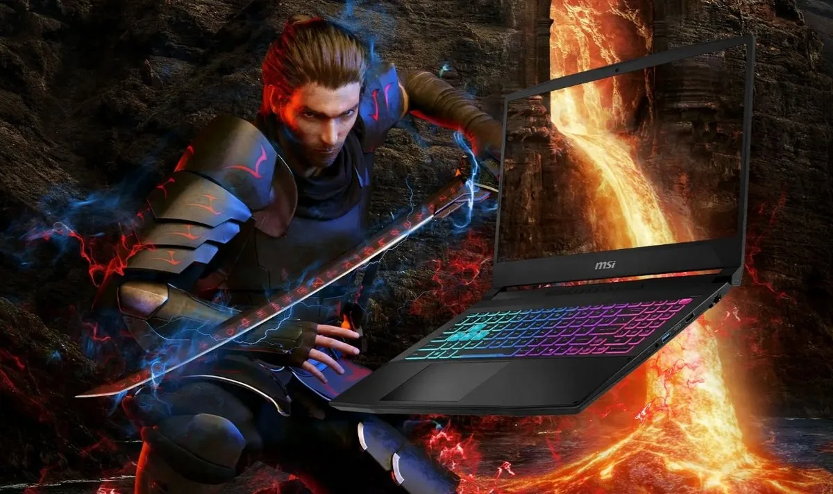 Ноутбук MSI ігровий 15.6" IPS QHD Intel i7 32GB SSD 1TB чорний