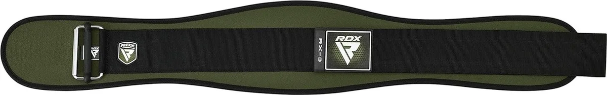 Пояс для важкої атлетики RDX неопреновий XL Army Green 15 см Нейлон 10 мм