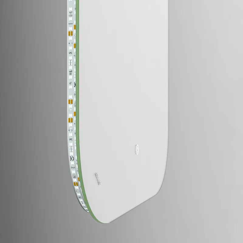 Дзеркало настінне з LED підсвічуванням MIXXUS PREMIUM DIVERSE 80х60 см алюмінієве