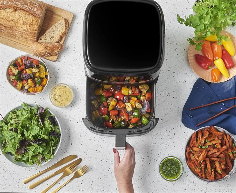 Мультипіч Russell Hobbs пластик 5,5 л чорна 1500 Вт сенсорне управління 9 програм