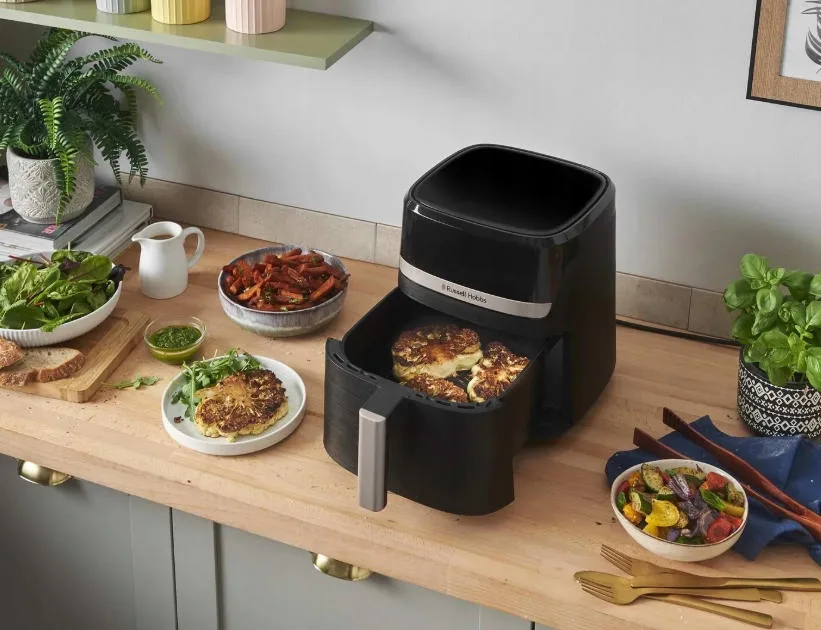 Мультипіч Russell Hobbs пластик 5,5 л чорна 1500 Вт сенсорне управління 9 програм