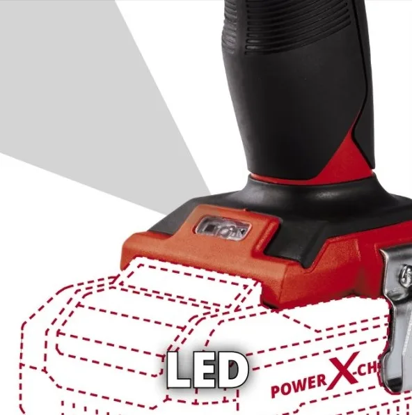 Аккумуляторная ударная шуруповерт-дрель Einhell TE-CD 18·48 Li-i Solo PXC 18В 48Нм 0-400·0-1500об/мин 15кг без аксессуаров