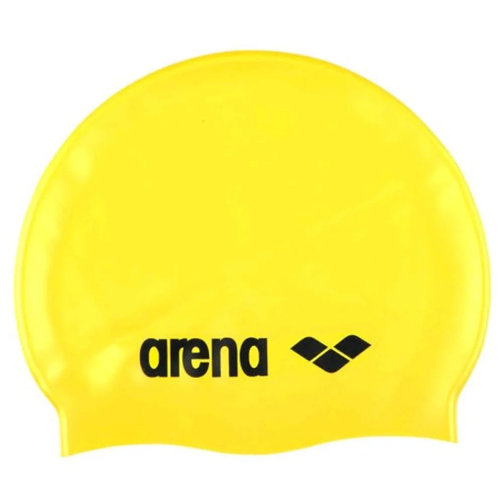 Шапка для плавання Arena силікон OSFM жовта чорна