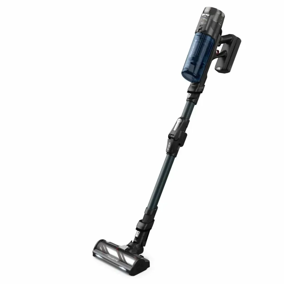 Безпровідний пилосос Rowenta X-Force Flex 13.60, 200 Вт, об'єм контейнера 0.65 л, автономна робота до 60 хв, фільтр HEPA, підсвітк