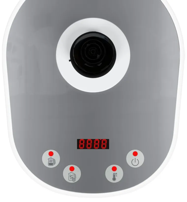 Электрический чайник Tefal Tastea для заваривания чая 15 л, стеклянный, с функцией заваривания, бело-серого цвета.