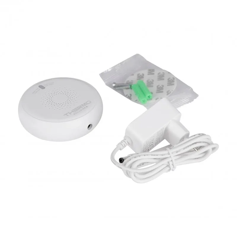 Бездротовий датчик газу ZigBee 3.0 85х85х29,6 мм білий