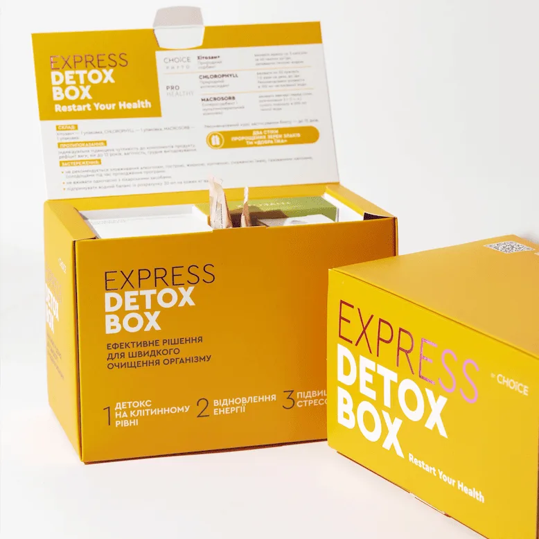 Choice Набір EXPRESS DETOX BOX для швидкого очищення та відновлення організму Чойс