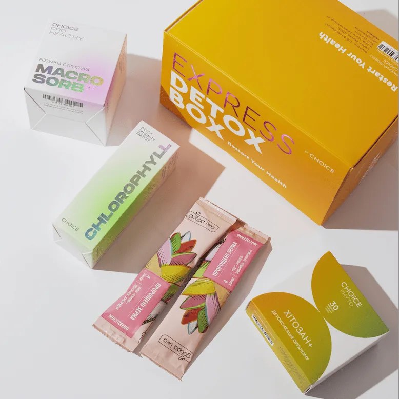 Choice Набір EXPRESS DETOX BOX для швидкого очищення та відновлення організму Чойс