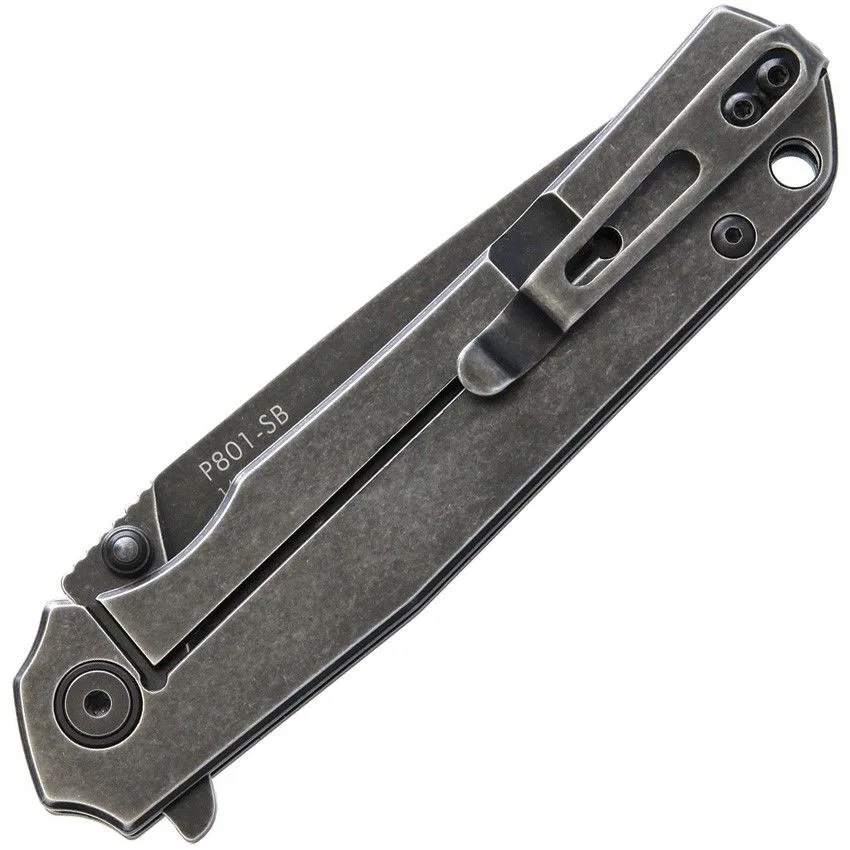 Складаний ніж Ruike сталь Sandvik 14C28N 86 мм чорний