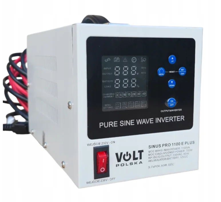 Комплект Volt Polska 12V 230V 700W Інвертор AGM 100Ah