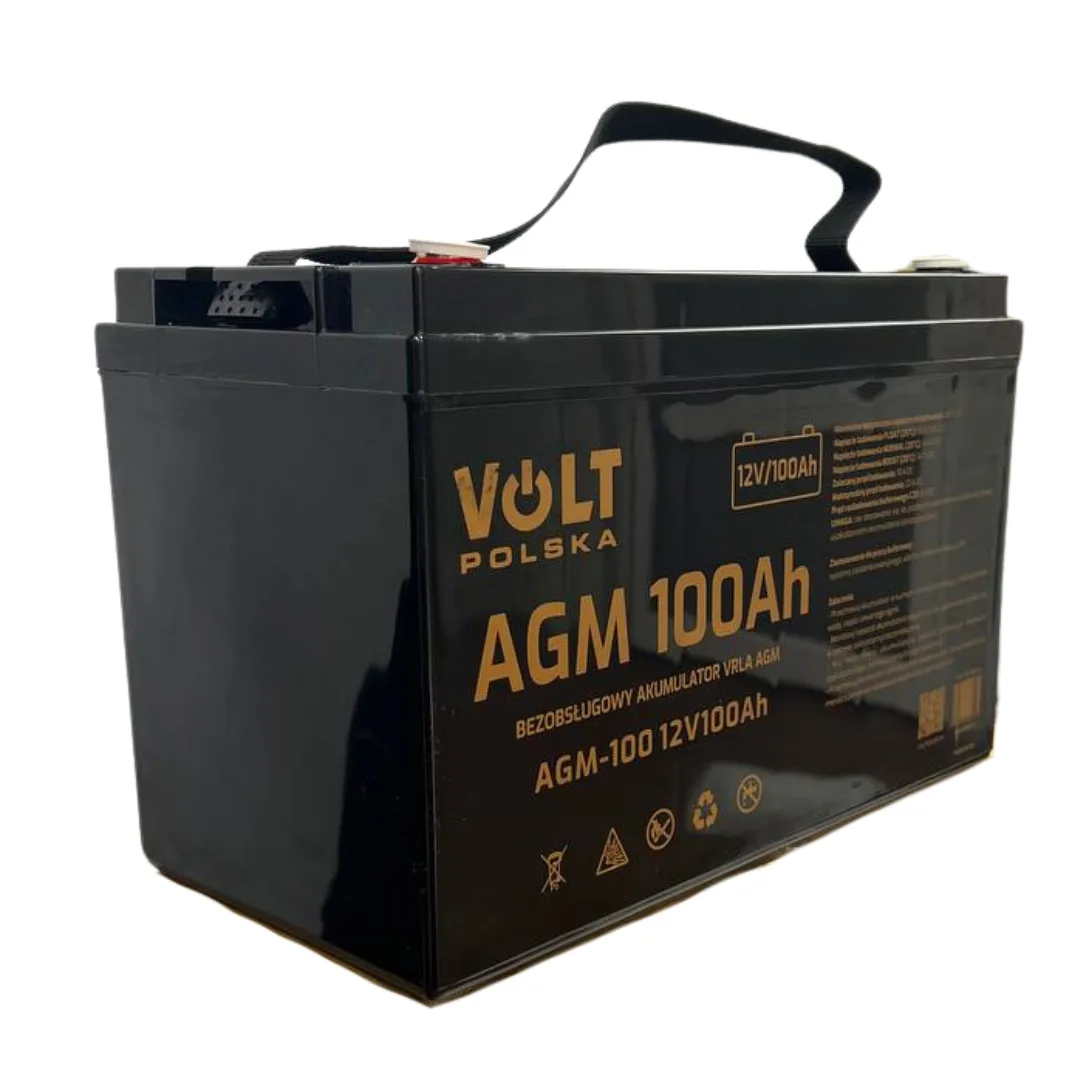 Комплект Volt Polska 12V 230V 700W Інвертор AGM 100Ah