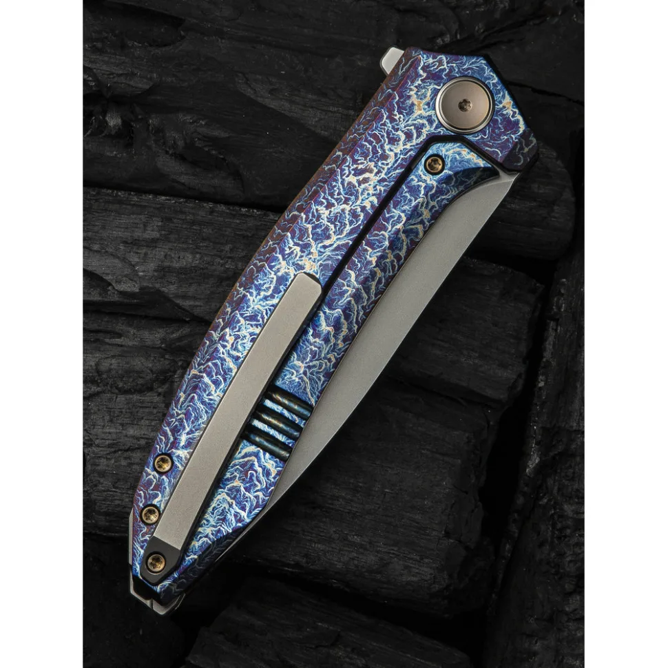 Складаний ніж Weknife титан 127 мм фіолетовий