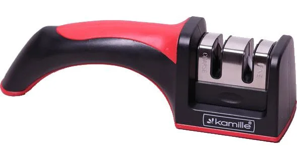 Точилка для ножів Kamille Sharp Blade ручна з двома режимами заточки 19х5х6 см