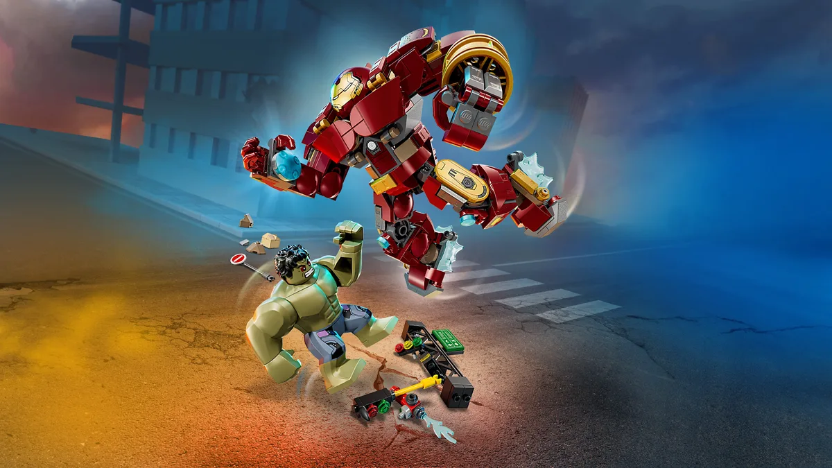 Конструктор LEGO Super Heroes Легендарна битва: Халкбастер vs. Халк