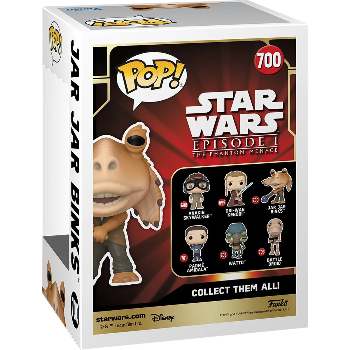 Фигурка Funko POP Star Wars: PM 25th - Джар Джар Бинкс с Бумой Мячами