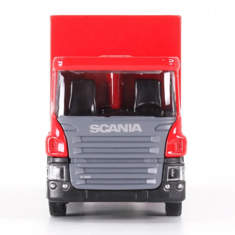 Автомодель дитяча металева 1:64 Scania Нова Пошта червона