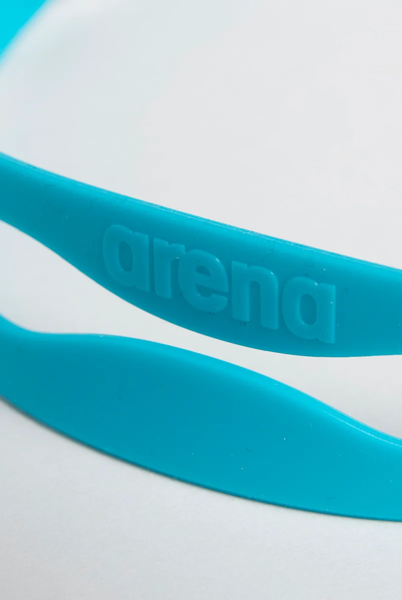 Окуляри для плавання Arena полікарбонат силікон OFSM білий бірюзовий Діт