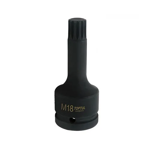 Головка торцева TOPTUL M18 3/4" 105 мм хром молібденова чорна