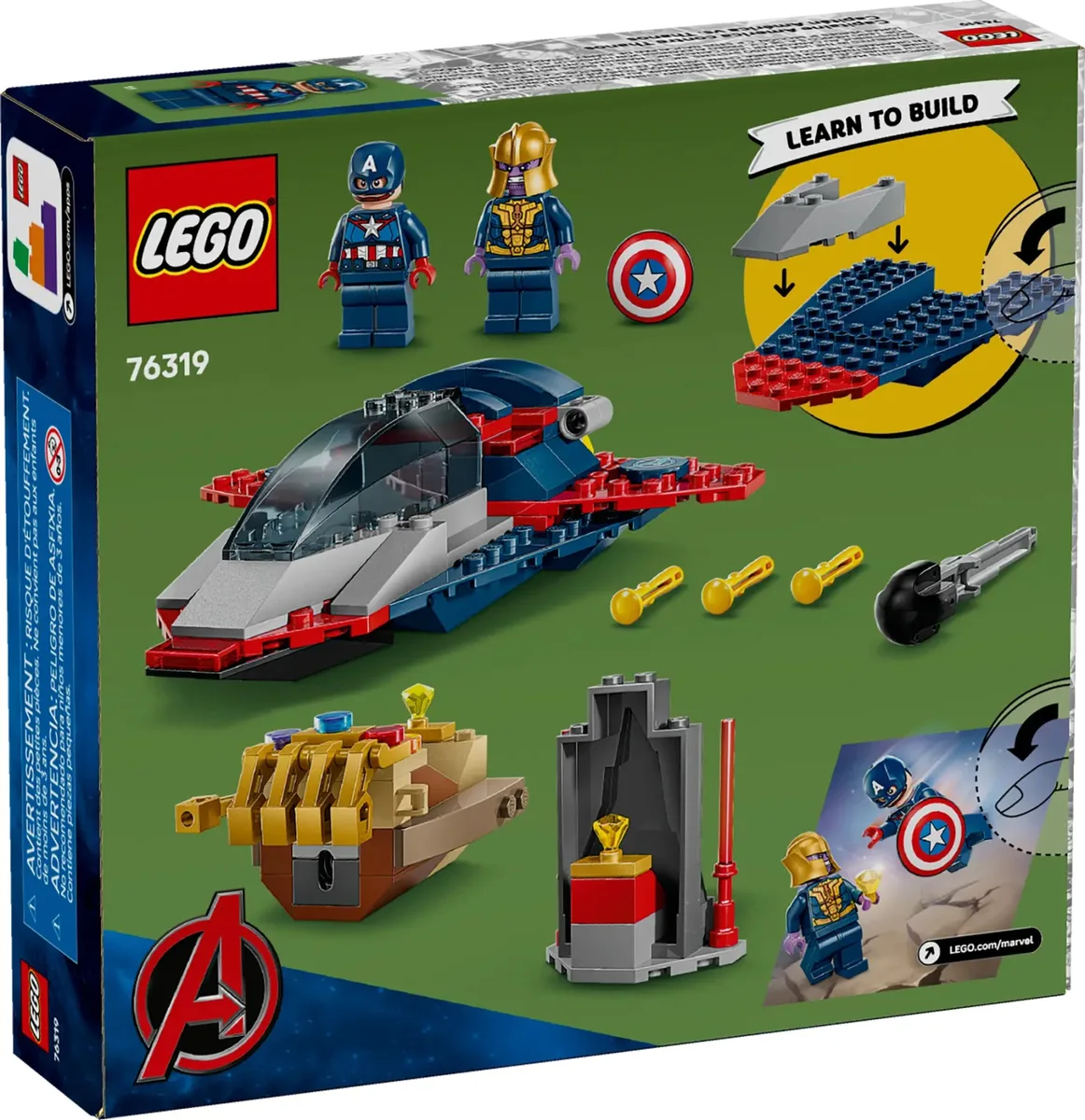 Конструктор LEGO Super Heroes Капітан Америка проти Таноса