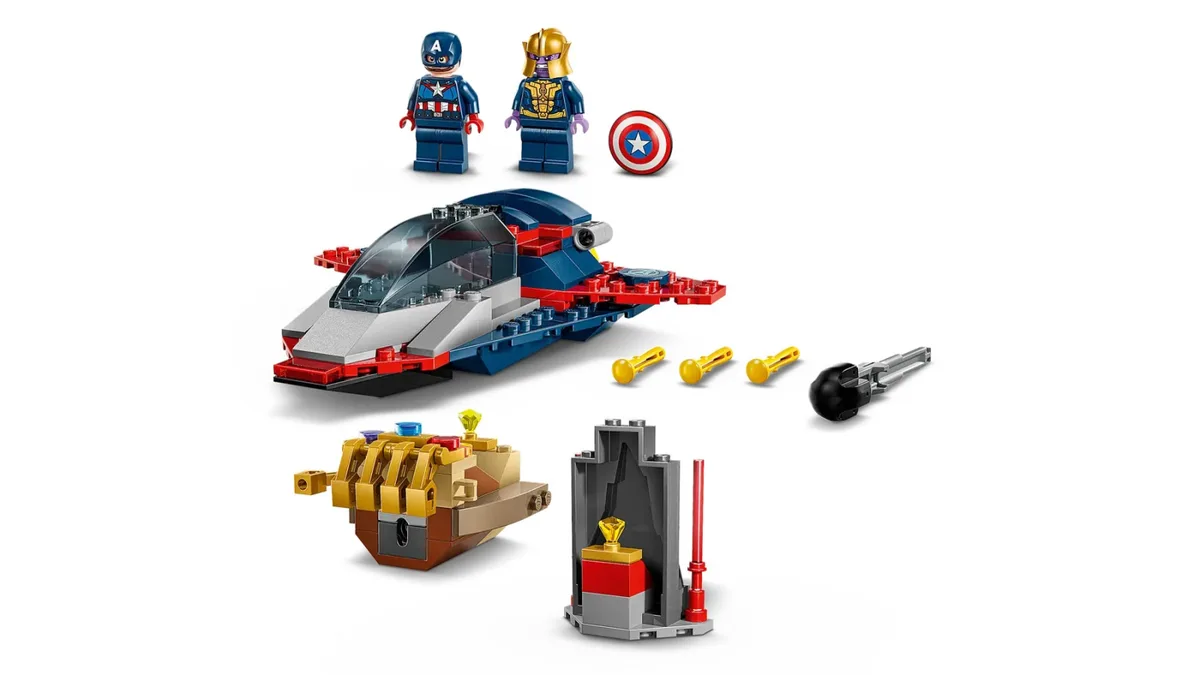 Конструктор LEGO Super Heroes Капітан Америка проти Таноса
