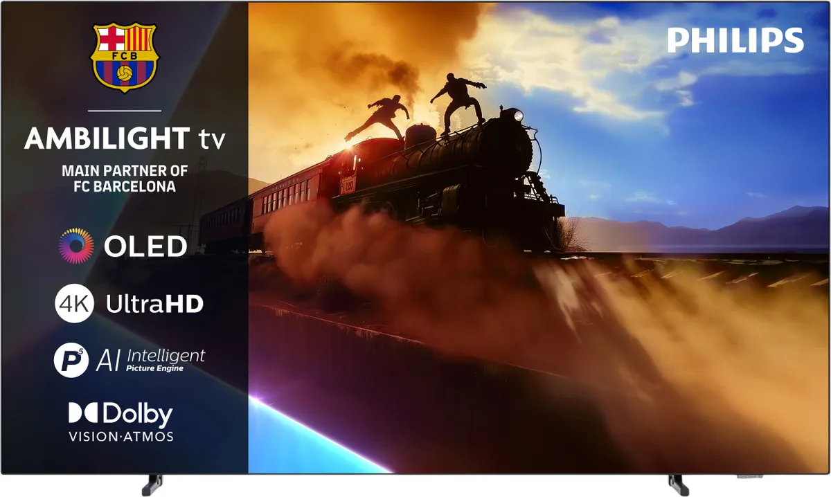Телевізор 77" Philips OLED 4K 120Hz Smart Titan OS Black Ambilight