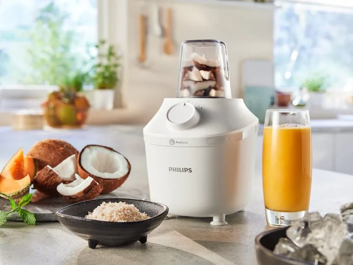 Стаціонарний блендер Philips 450 Вт пластик 1 л білий