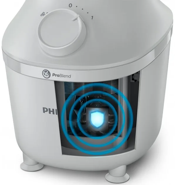 Стаціонарний блендер Philips 450 Вт пластик 1 л білий