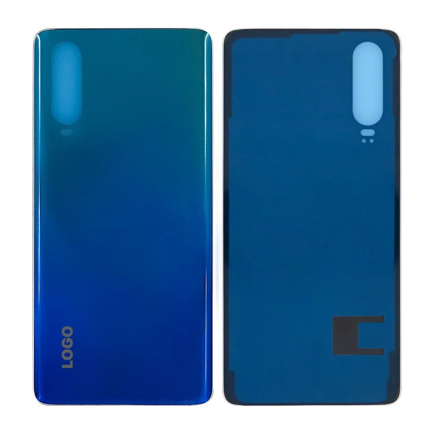 Задняя крышка Huawei High Quality синяя без стекла камеры.