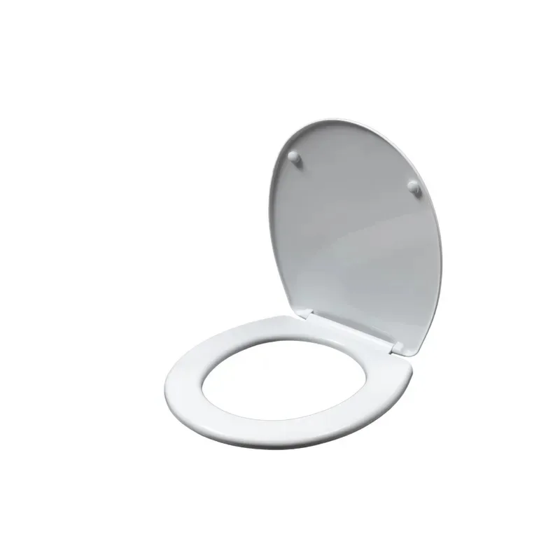 Сидіння унітазу ZERIX пластик 360х425 мм Біле Slim Duroplast Soft-close Quick release