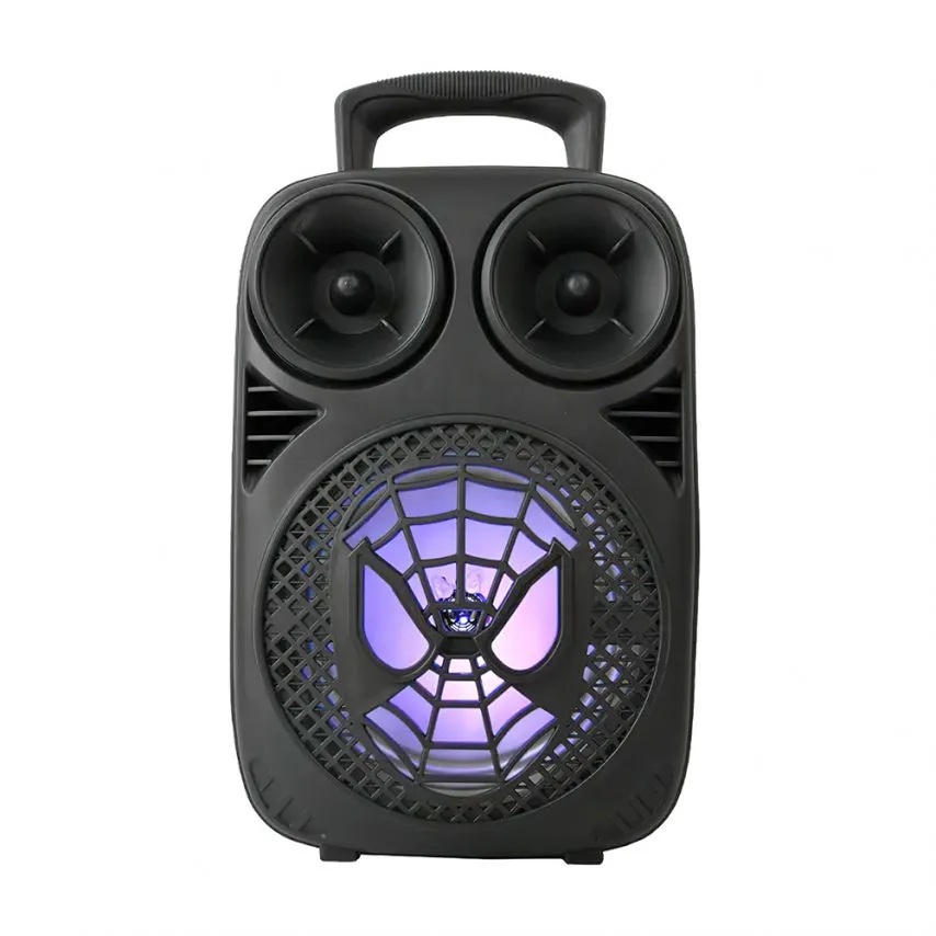 Портативна колонка Bluetooth 12W ABS 297х196х130 мм Чорна