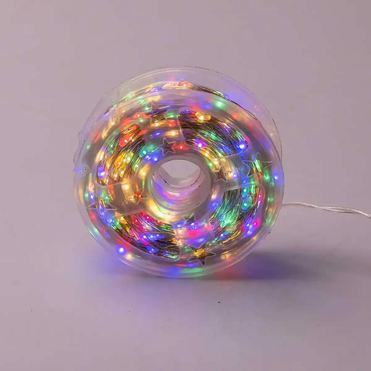Гірлянда світлодіодна 1000 LED 100 м різнокольорова на пульті біла крапля