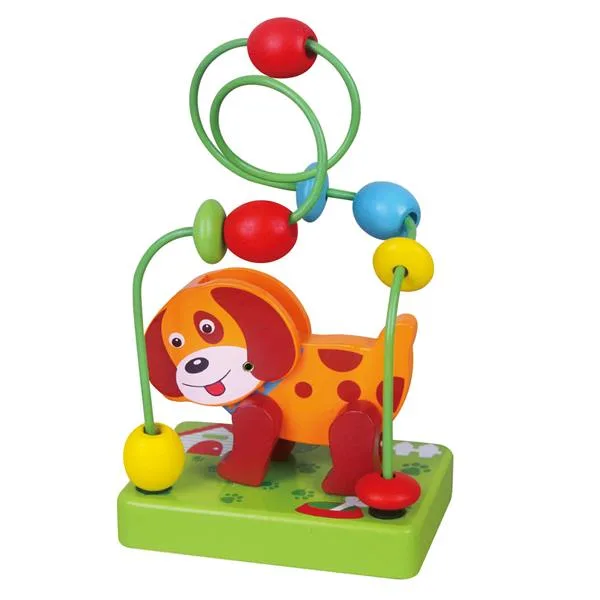 Пальчиковый лабиринт Viga Toys деревянный 17х12х10 см разноцветный