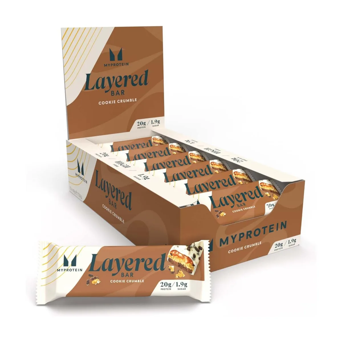 Многошаровий протеїновий батончик Myprotein 12x60 г Cookie Crumble