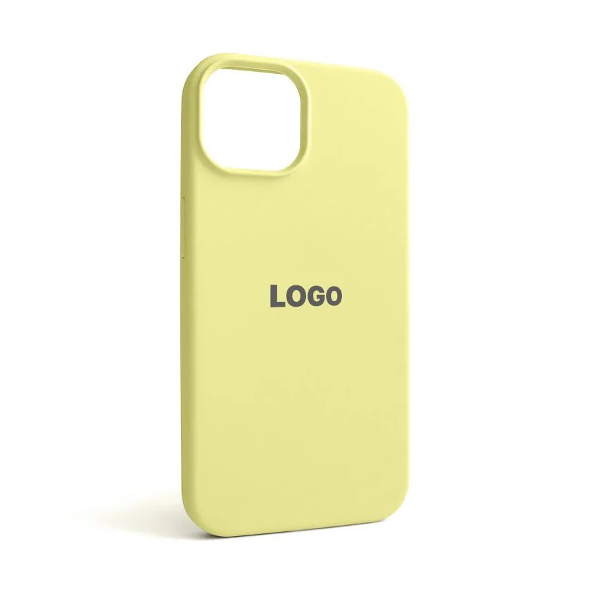 Чохол Silicone Case для Apple iPhone жовтий силіконовий