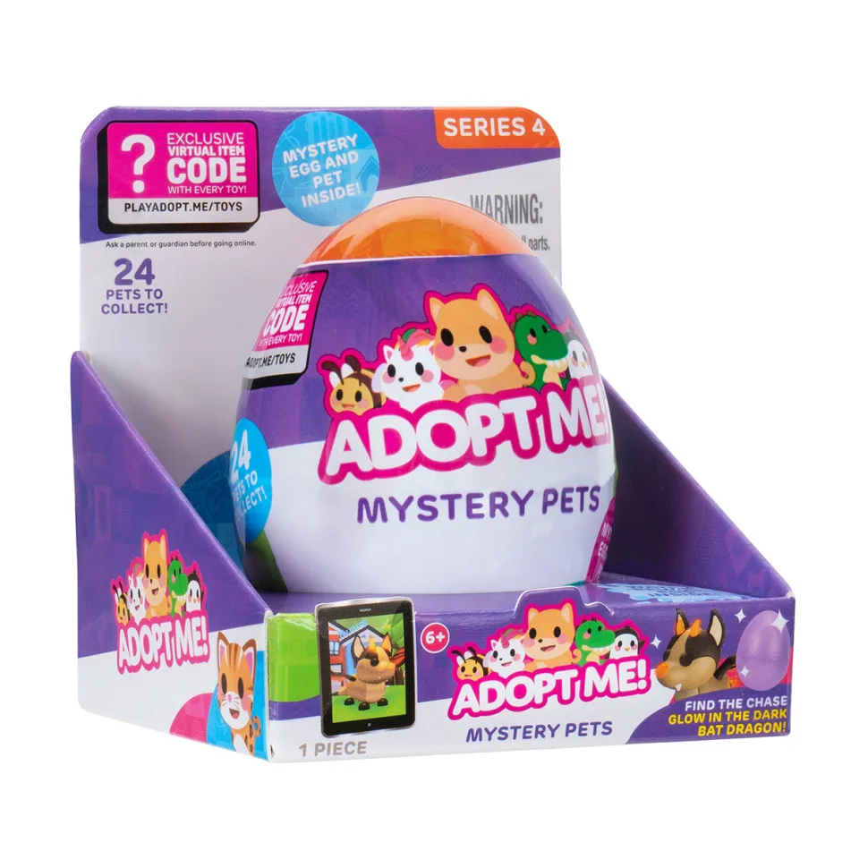 Іграшка-сюрприз у яйці Adopt Me! Пластик 5 см Багатокольорова