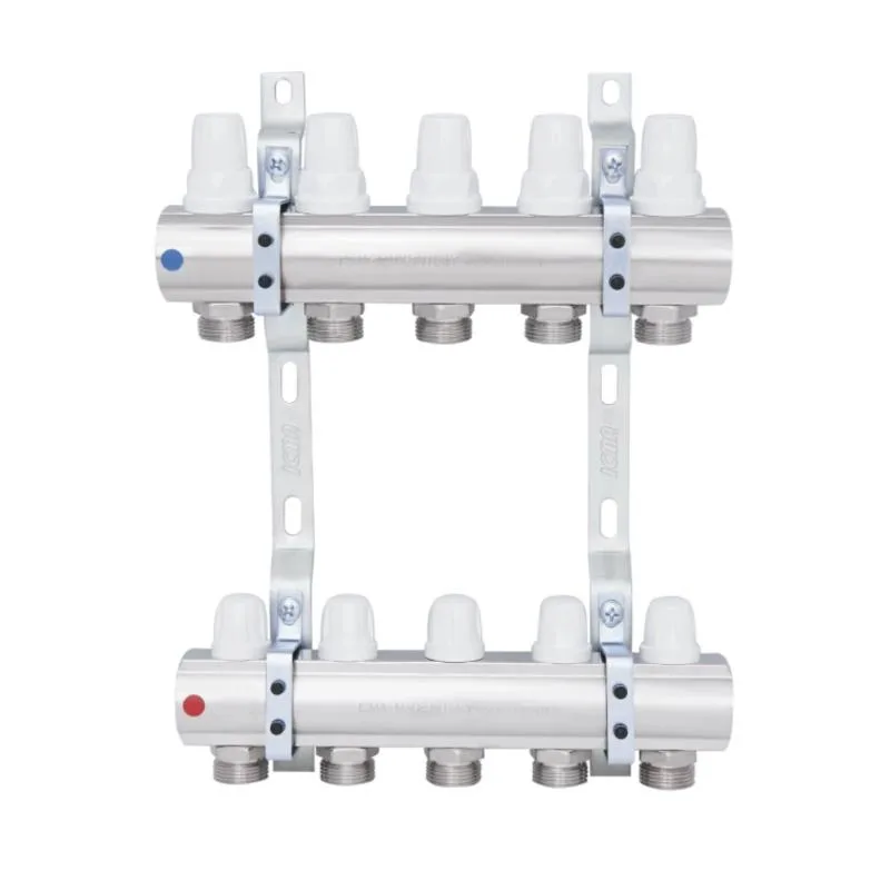 Колектор 1" ICMA K005 5 виходів латунь 255х75х335 мм хром