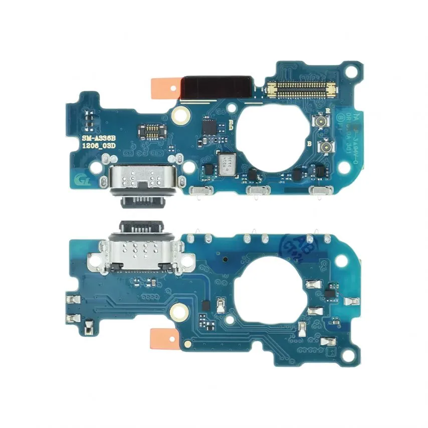 Шлейф нижня плата Samsung High Quality з роз'ємом живлення та мікрофоном