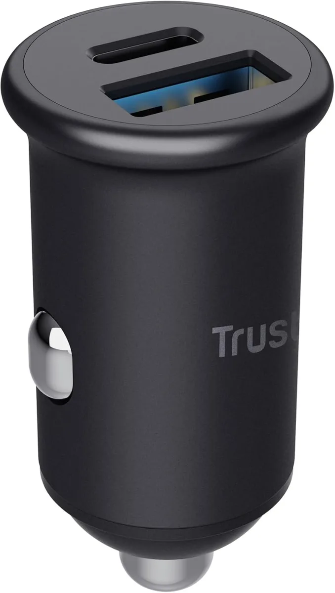 Зарядний пристрій Trust автомобільний 38Вт USB-A USB-C чорний