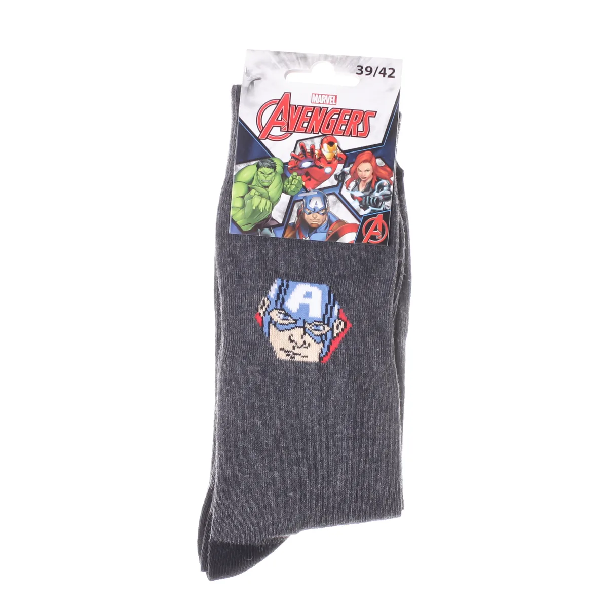 Шкарпетки MARVEL бавовна 39-42 антрацит
