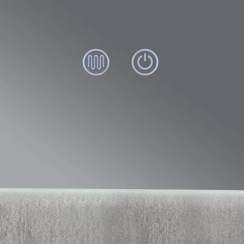 Дзеркало Qtap TA1 800х600 мм LED підсвічування Touch антизапотівання алюміній