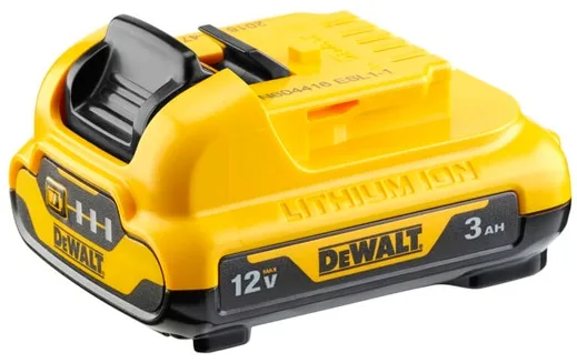 Акумулятор DeWalt 12В Li-Ion 3А·год, вага 0.2кг