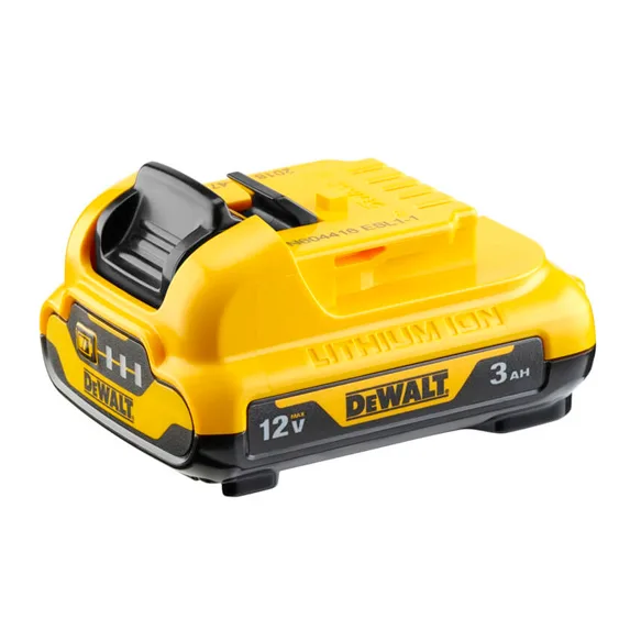 Аккумулятор DeWalt 12В Li-Ion 3А·час, вес 02кг